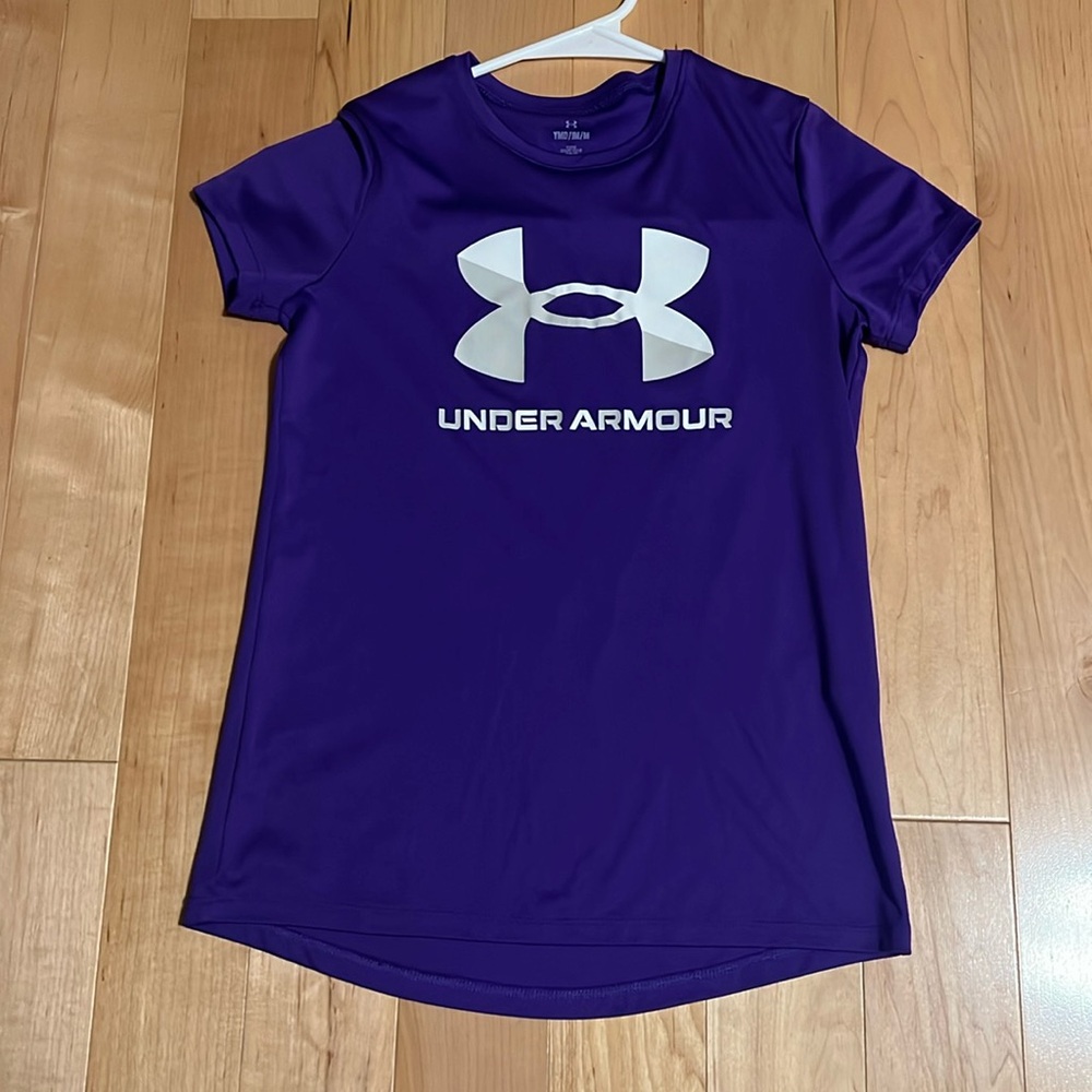 Under Armor purple shirt
